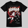 Jordan 5 Retro Fire Red Black Tongue (2025) DopeSkill T-Shirt Nevermind Graphic Streetwear - Black
