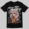 Jordan 1 Low OG “Rust Pink” DopeSkill T-Shirt Never Stop Hustling Graphic Streetwear - black