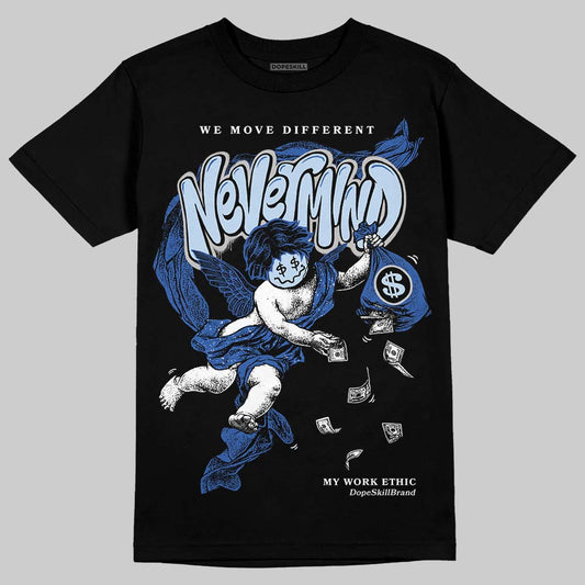 Awake NY x Jordan 5 Retro 'Black Racer Blue' DopeSkill T-Shirt Nevermind Graphic Streetwear - Black