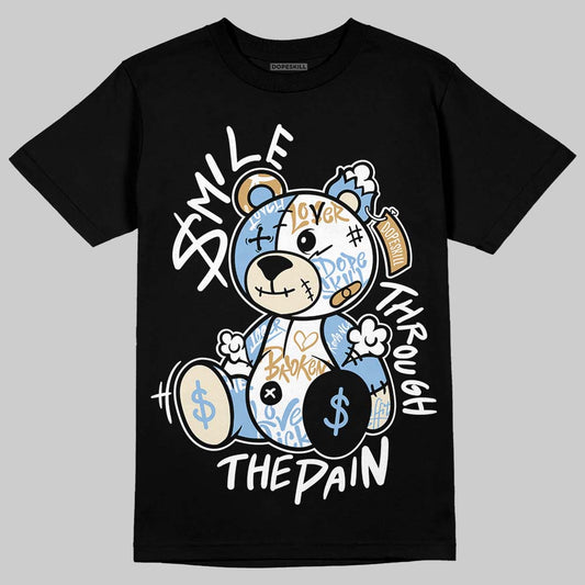 Nike Air Diamond Turf Must Be the Money DopeSkill T-Shirt Smile Through The Pain Graphic Streetwear - Black