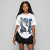 Black University Blue 5s DopeSkill T-Shirt Trust God Graphic