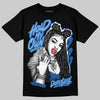 Air Foamposite One “International Blue” DopeSkill T-Shirt New H.M.O Graphic Streetwear - Black