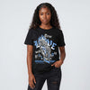 Black University Blue 5s DopeSkill T-Shirt True Love Will Kill You Graphic