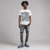 Wolf Grey 5s DopeSkill T-Shirt Out Here Being Cute Graphic
