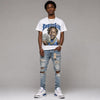 “True Blue” 3s DopeSkill T-Shirt Money Loves Me Graphic