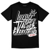 Jordan 1 High OG “Black/White” DopeSkill T-Shirt LOVE Graphic Streetwear - Black