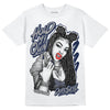 Jordan Spiz’ike Low “White/Obsidian” DopeSkill T-Shirt New H.M.O Graphic Streetwear - White