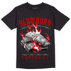 Jordan 1 Retro Low "Black Toe" DopeSkill T-Shirt Slow Burn Graphic Streetwear - Black