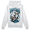 Jordan 4 Retro Military Blue DopeSkill Hoodie Sweatshirt Money On My Mind Graphic Streetwear - White