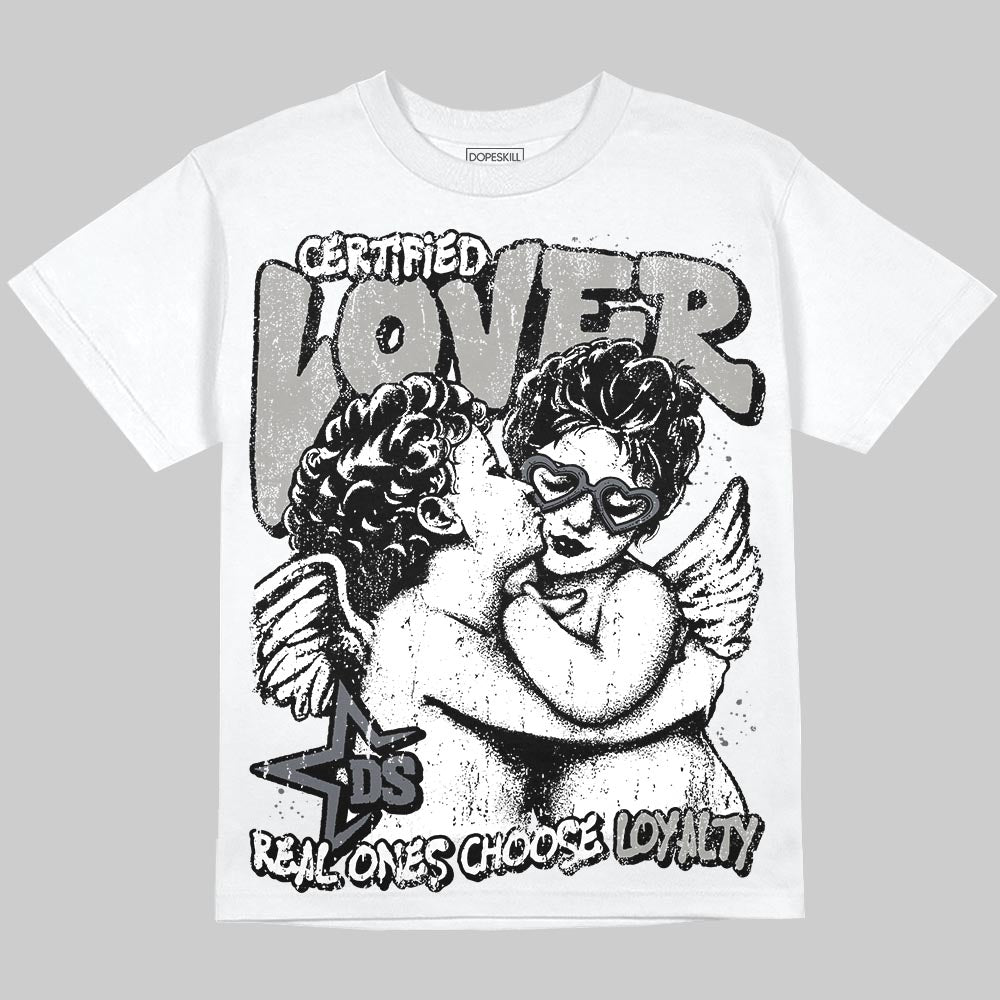 Jordan 11 Cool Grey DopeSkill T-Shirt Real Ones Choose Loyalty Graphic Streetwear - White