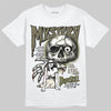 Jordan 3 “Medium Olive” aka “Family Affair” DopeSkill T-Shirt Mystery Ghostly Grasp Graphic Streetwear - White