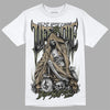 Air Max 90 Ballistic Neutral Olive DopeSkill T-Shirt Life or Die Graphic Streetwear - White 