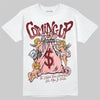 Jordan 3 Retro Valentine's Day Treat Yourself (2025) DopeSkill T-Shirt Money Bag Coming Up Graphic Streetwear - White