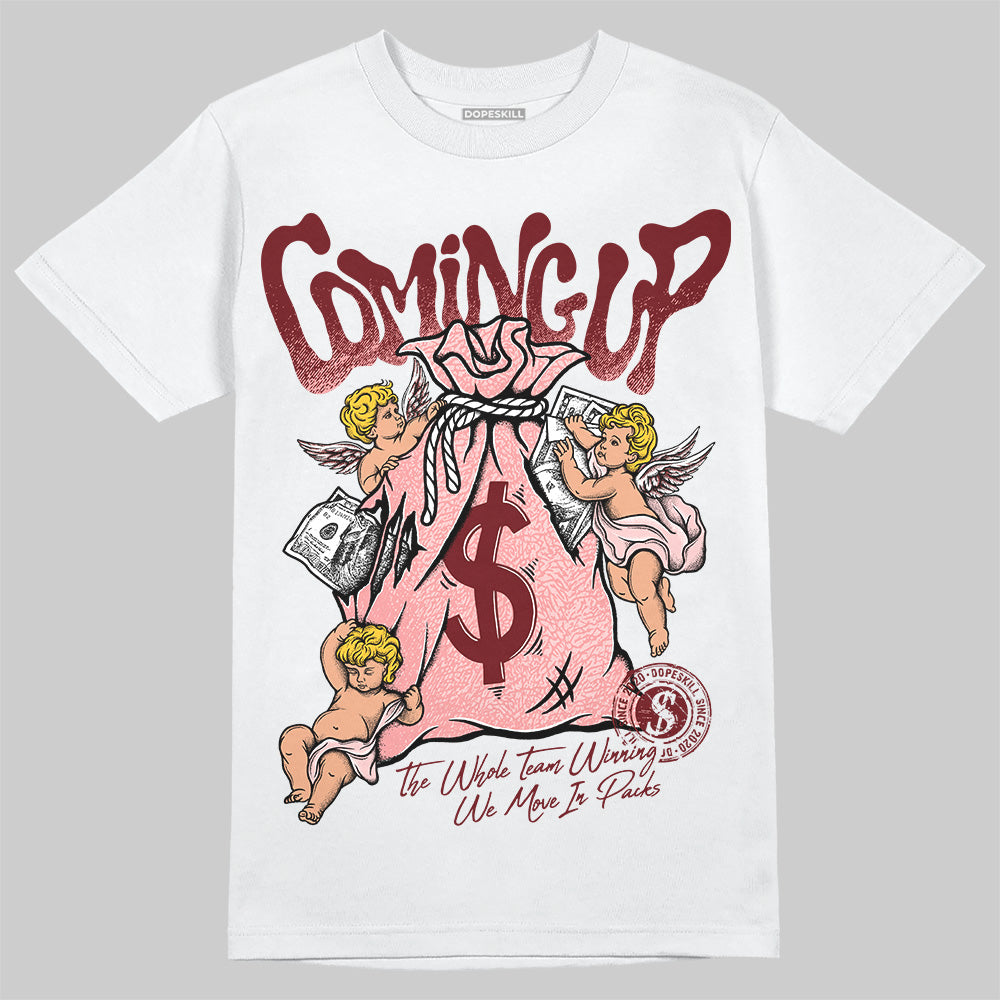 Jordan 3 Retro Valentine's Day Treat Yourself (2025) DopeSkill T-Shirt Money Bag Coming Up Graphic Streetwear - White