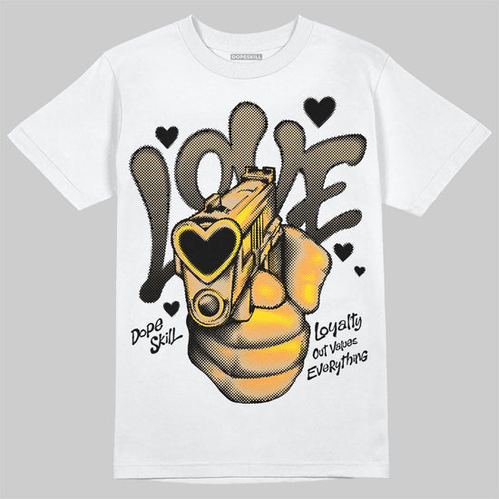 Love Sneakers DopeSkill T-Shirt Love Shot Graphic Streetwear - White