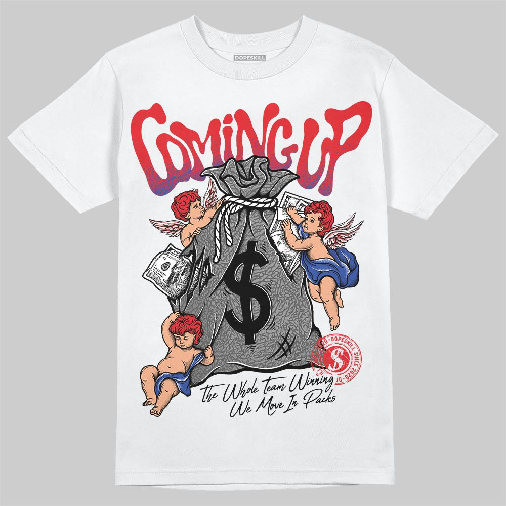 Jordan 3 “Seoul 2.0” DopeSkill T-Shirt Money Bag Coming Up Graphic Streetwear - White