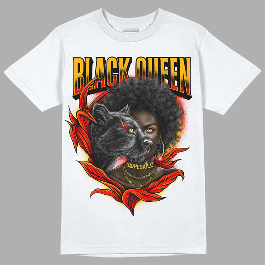 Red Sneakers DopeSkill T-Shirt New Black Queen Graphic Streetwear - White