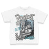 Jordan 4 Retro GS “Blue Chill” DopeSkill Toddler Kids T-shirt Pocket Change Graphic Streetwear - White