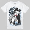 Jordan 40 “Blue Suede” DopeSkill T-Shirt New H.M.O Graphic Streetwear - White