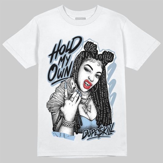 Jordan 40 “Blue Suede” DopeSkill T-Shirt New H.M.O Graphic Streetwear - White