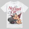 New Balance 1906R Silver Classic Crimson DopeSkill T-Shirt New No Days Off Graphic Streetwear - White