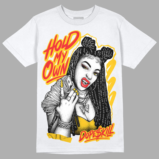 Yellow Sneakers DopeSkill T-Shirt New H.M.O Graphic Streetwear - White