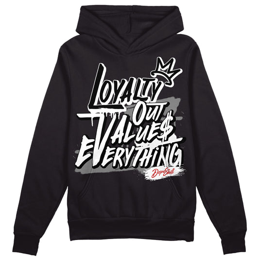 Jordan 1 High OG “Black/White” DopeSkill Hoodie Sweatshirt LOVE Graphic Streetwear - Black