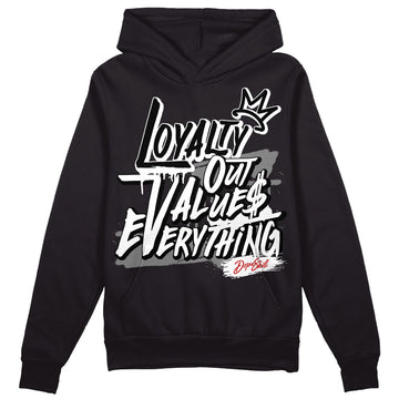 Jordan 1 High OG “Black/White” DopeSkill Hoodie Sweatshirt LOVE Graphic Streetwear - Black