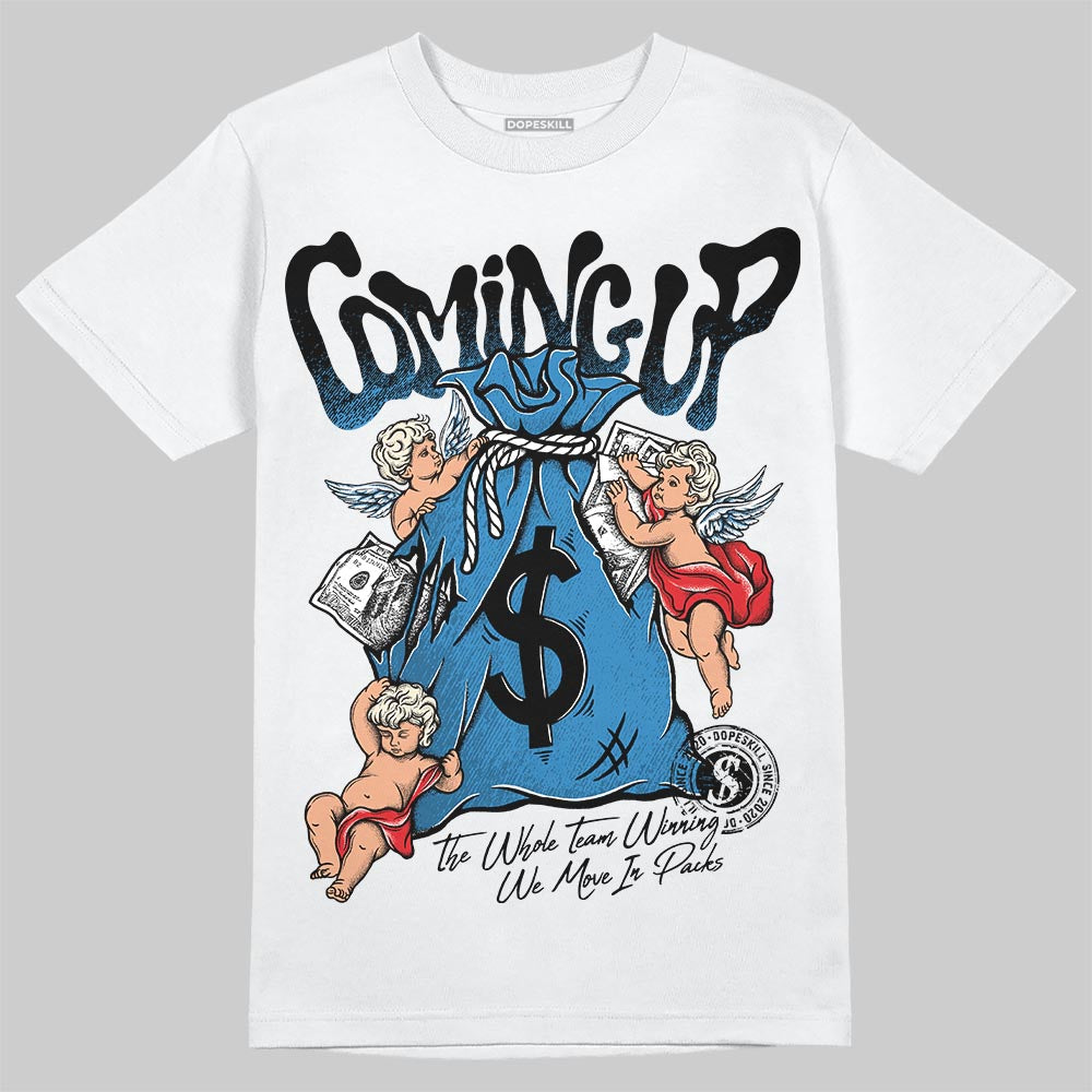 Jordan 3 Retro OG Rare Air DopeSkill T-Shirt Money Bag Coming Up Graphic Streetwear - White