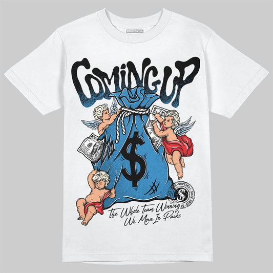 Jordan 3 Retro OG Rare Air DopeSkill T-Shirt Money Bag Coming Up Graphic Streetwear - White