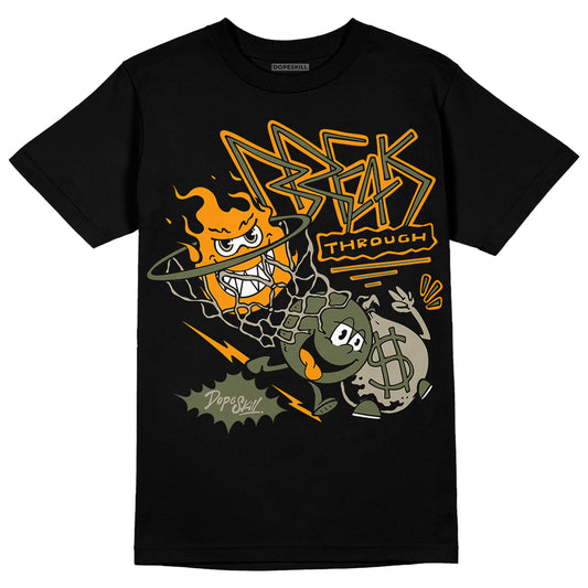 Air Max 90 Ballistic Neutral Olive DopeSkill T-Shirt Break Through Graphic Streetwear - Black