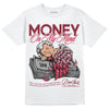 Jordan 1 Retro High '85 OG Metallic Burgundy DopeSkill T-Shirt MOMM Graphic Streetwear - White