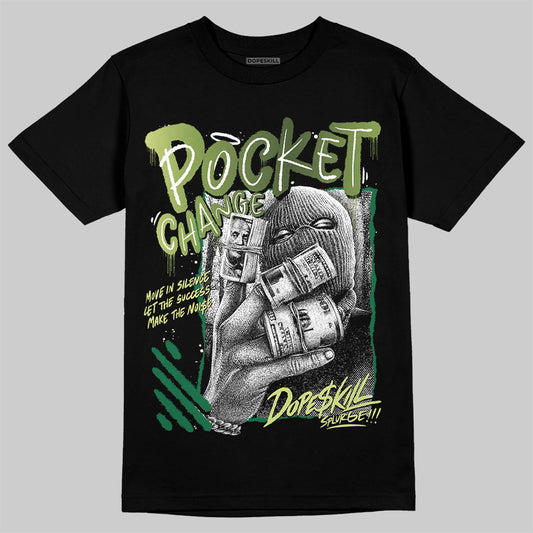 Foamposite Pro 'Pine Green' DopeSkill T-Shirt Pocket Change Graphic Streetwear - black