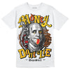 Yellow Sneakers DopeSkill T-Shirt Money Don't Lie Graphic Streetwear - White