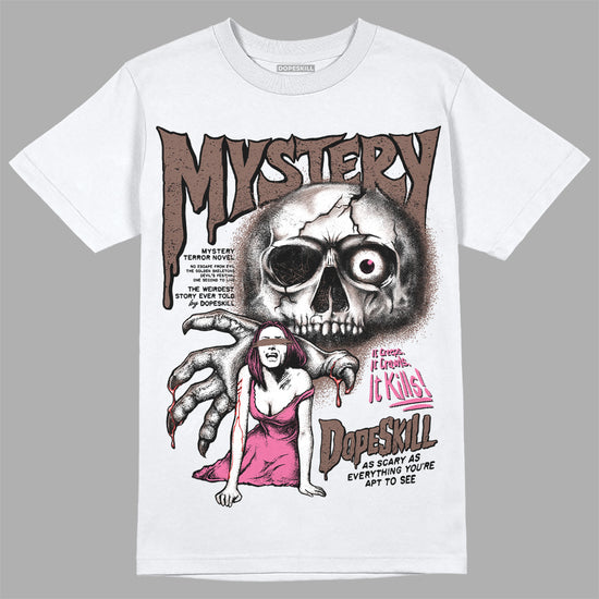 Dunk Low Smokey Mauve Playful Pink DopeSkill T-Shirt Mystery Ghostly Grasp Graphic Streetwear - White 