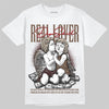 A Ma Maniére x Air Jordan 4 “Dark Mocha” DopeSkill T-Shirt Real Lover Graphic Streetwear - White