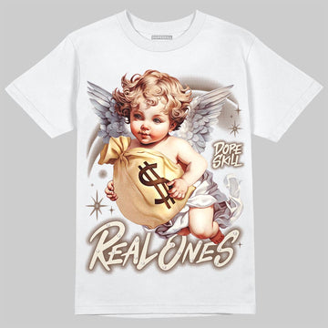 Jordan 3 World’s Best Dad DopeSkill T-Shirt Real Ones Angel Graphic Streetwear - White