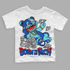 Dunk Low Argon DopeSkill Toddler Kids T-shirt Born To Be Rich Graphic Streetwear - White