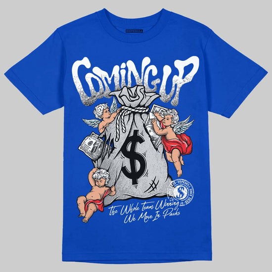 Jordan 12 “Blueberry” DopeSkill Royal T-shirt Money Bag Coming Up Graphic Streetwear