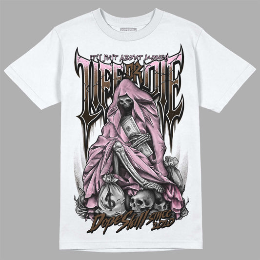 Jordan 11 Retro Neapolitan DopeSkill T-Shirt Life or Die Graphic Streetwear