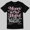 Jordan 5 OG “35th Anniversary” DopeSkill T-Shirt Money Is Our Motive Typo Graphic Streetwear - Black