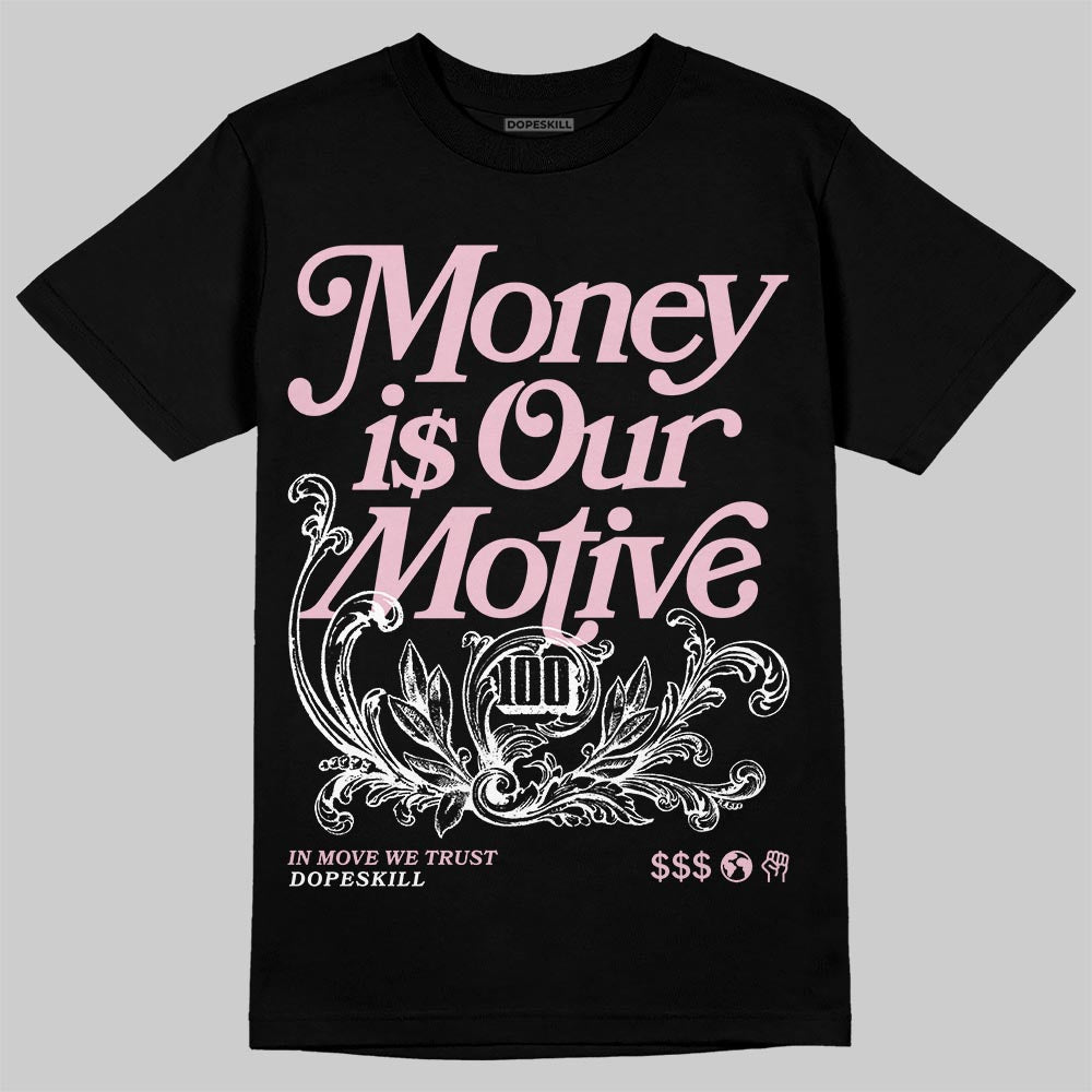 Jordan 5 OG “35th Anniversary” DopeSkill T-Shirt Money Is Our Motive Typo Graphic Streetwear - Black