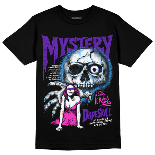 Dunk Low Championship Court Purple DopeSkill T-Shirt Mystery Ghostly Grasp Graphic Streetwear - Black