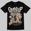 Nike Air Force 1 Low Canvas “Linen” DopeSkill T-Shirt Money Bag Coming Up Graphic Streetwear - Black