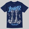 University Blue Sneakers DopeSkill T-Shirt Loyalty Graphic Streetwear - navy