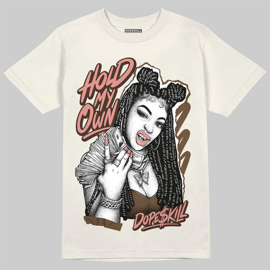 Jordan 1 High OG “Baroque Brown” DopeSkill T-Shirt New H.M.O Graphic Streetwear - Sand