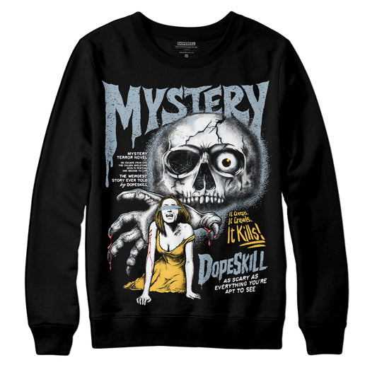 Jordan 13 “Blue Grey” DopeSkill Sweatshirt Mystery Ghostly Grasp Graphic Streetwear - Black