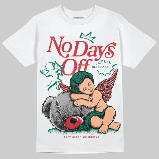 Jordan 5 ‘El Grito’ DopeSkill T-Shirt New No Days Off Graphic Streetwear - White 