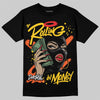 Yellow Sneakers DopeSkill T-Shirt Rolling in Money Graphic Streetwear - Black