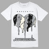 Jordan 1 Retro Low OG Black Cement DopeSkill T-Shirt Juneteenth Heart Graphic Streetwear - White